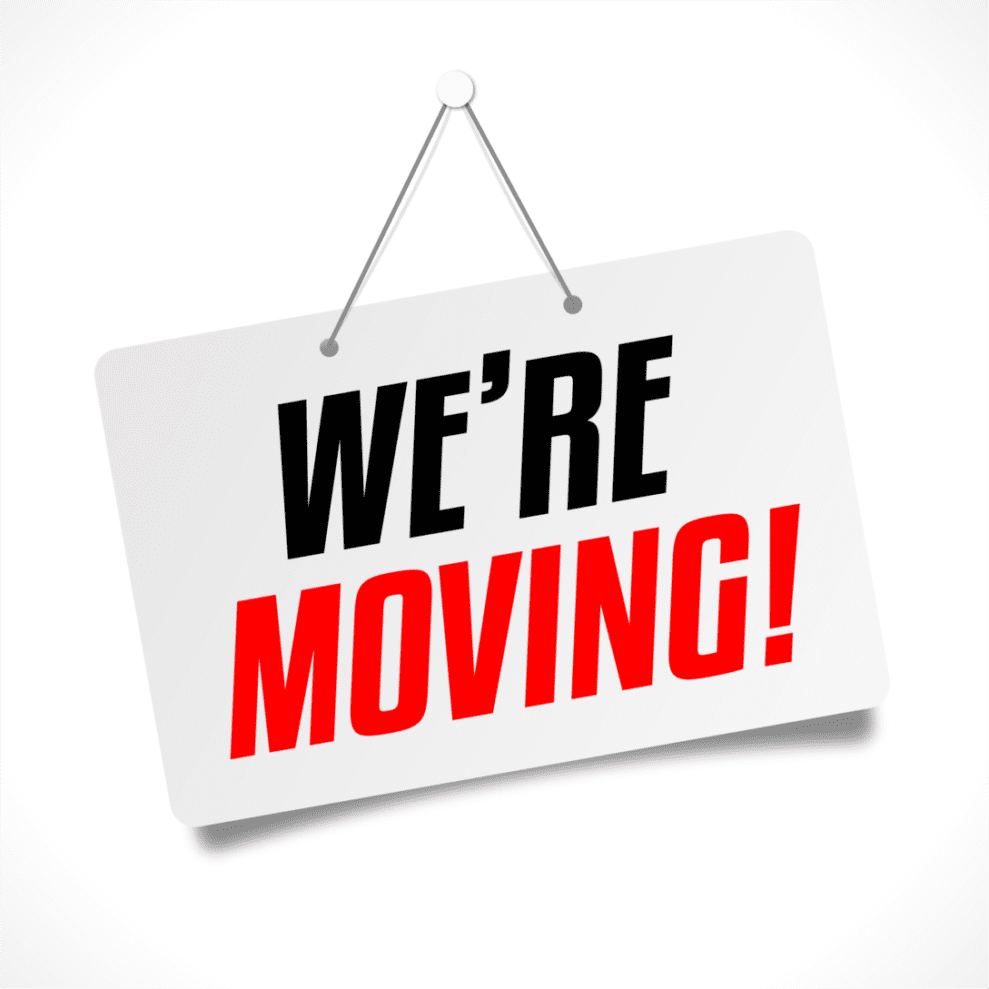 We Are Moving!