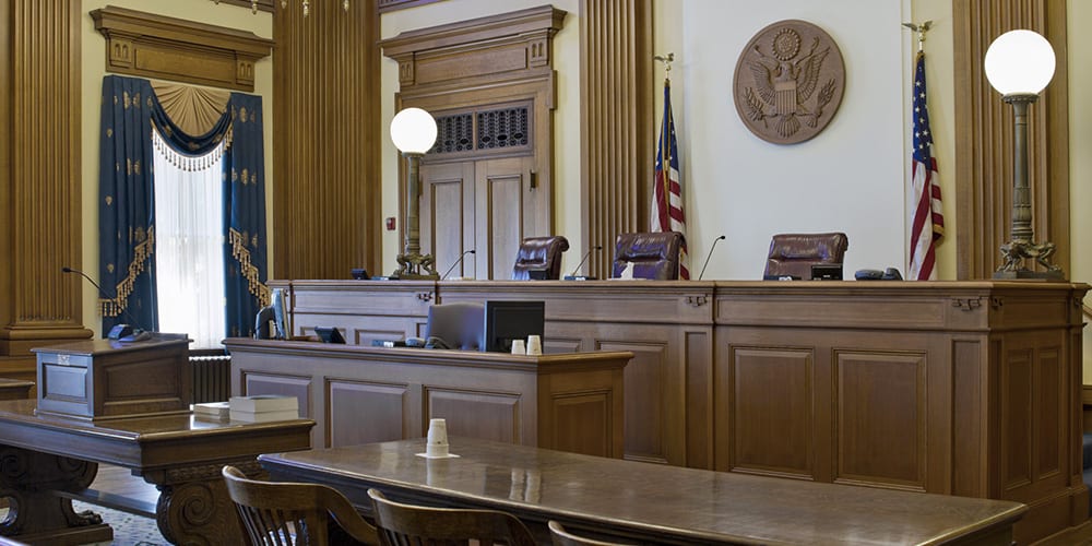 United States courtroom