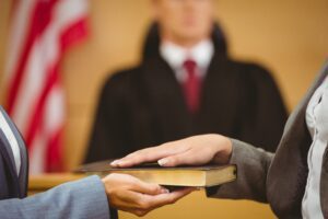 Swearing in a Forensic Psychologist Expert Witness